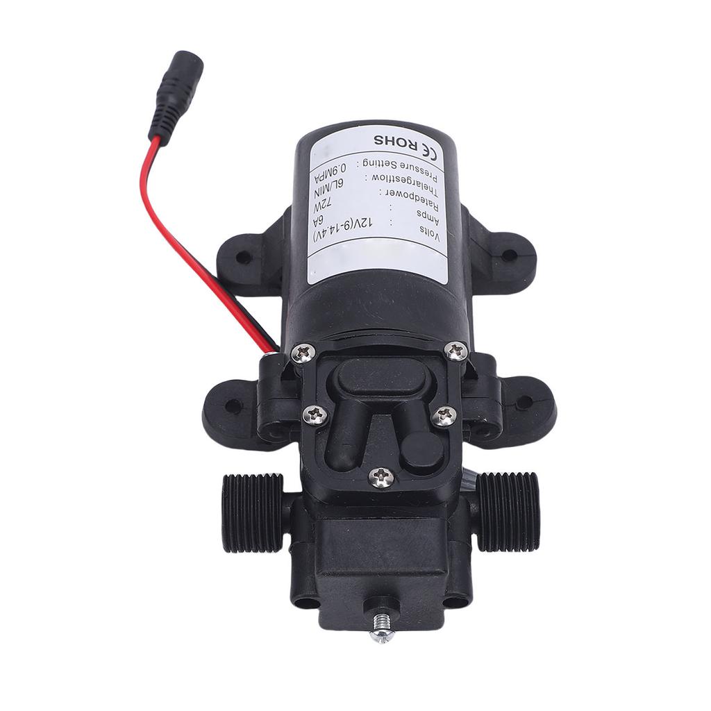 Self Priming Sprayer Pump 72W 12V   for Cars RVs Boats Watering Clning Irrigation
