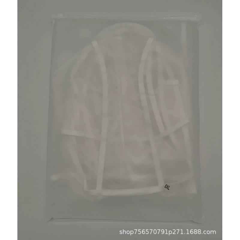 Transparent Waterproof Dog Raincoat Large Breeds Windproof Pet Coat All-Season S To 8XL