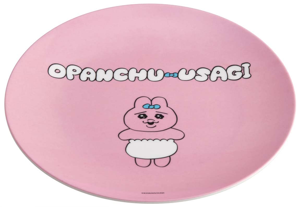 

Skater Thin Melamine Rabbit Panties Plate, 20cm, Design, MPL20P-A