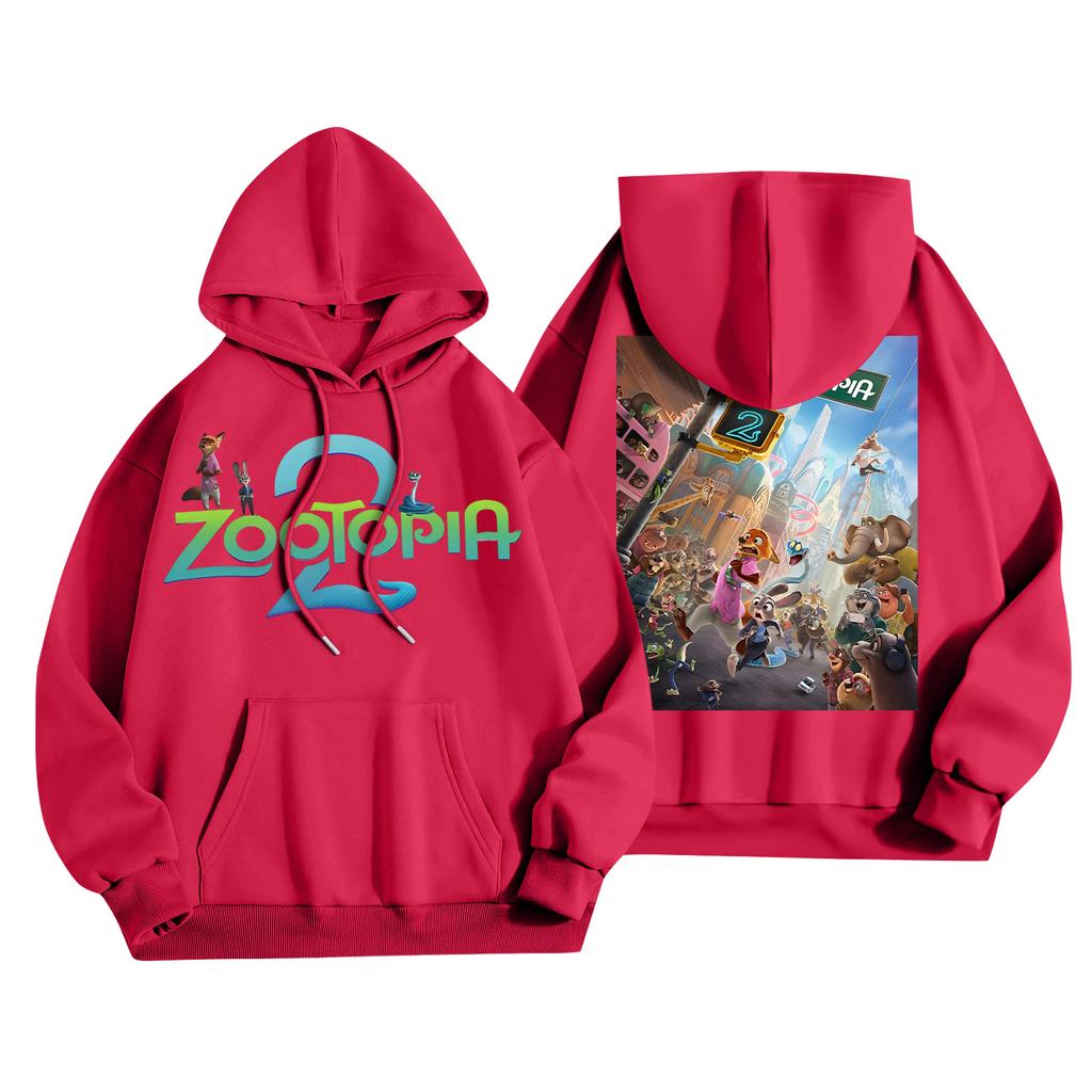 Women's Casual FashionPrinted  Casual Hooded Sweatshirt With Pockets