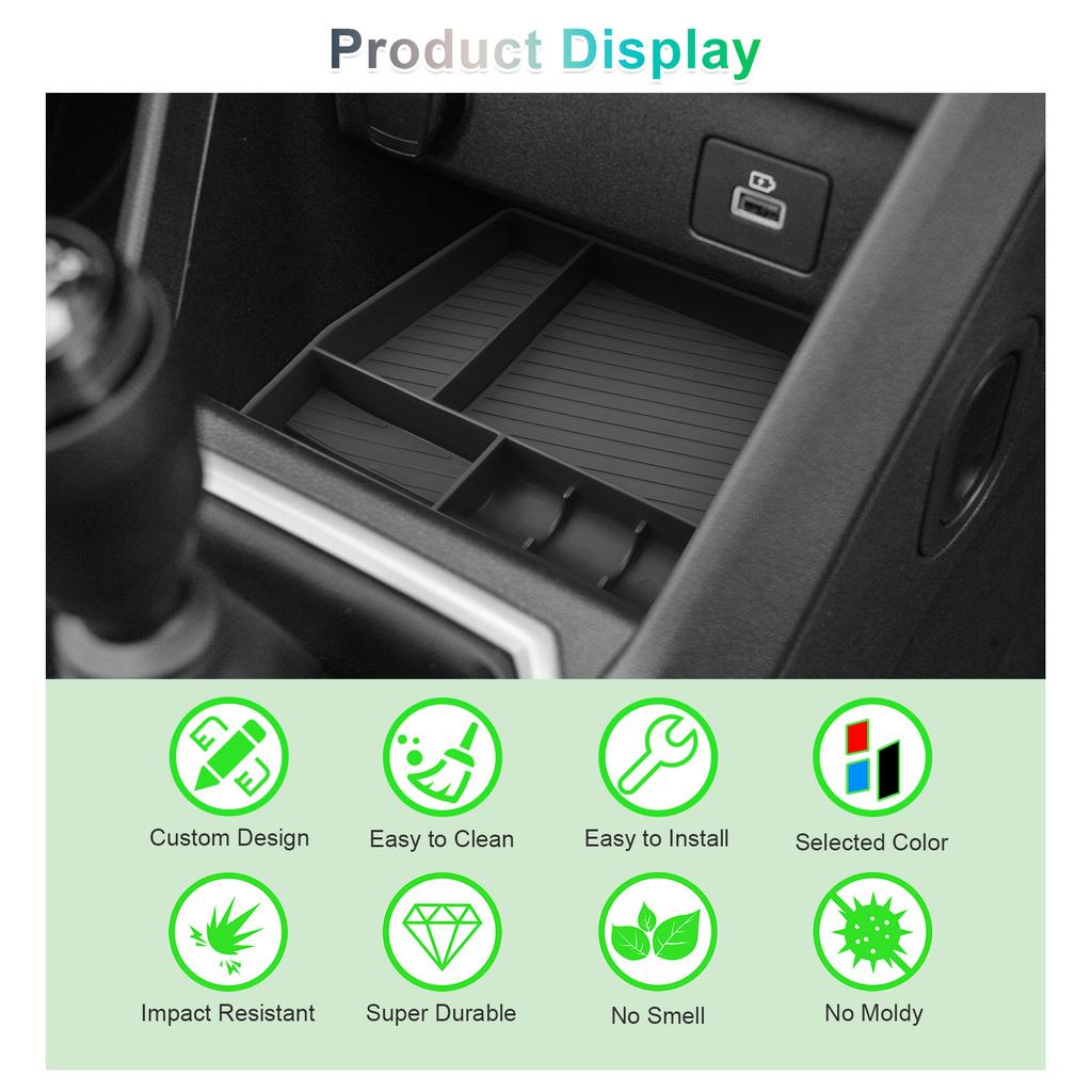 RUIYA for Dacia Sandero 3 / Sandero Stepway III / Dacia Jogger Car Central Console Storage Box Auto Dacia Sandero 3 Accessories