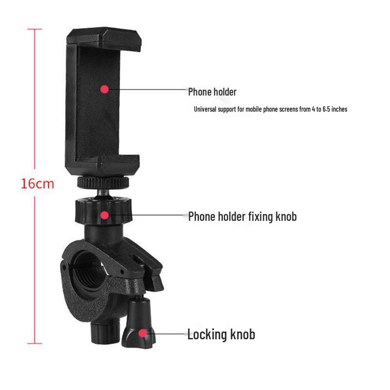 Rotating Floor-Standing Tripod with Fill Light for Mobile Live Broadcasting and Selfie