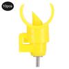 10PCS Chicken Nipple Drinking Fountains Semicircle Ball Valve Type Poultry Drinker