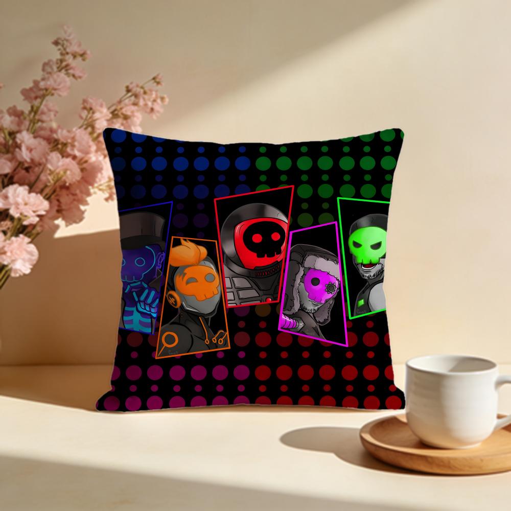 Popular TThe Living Tombstoneing Cushion Cover Stylish Washable Pillow Cover Ideal for Couch Bedroom Car Decoration