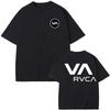 T-shirt Stampata Rvca Unisex Retro Skate Streetwear Ispirata Stampa Grafica Casual Manica Corta Cotone Active Tee Top