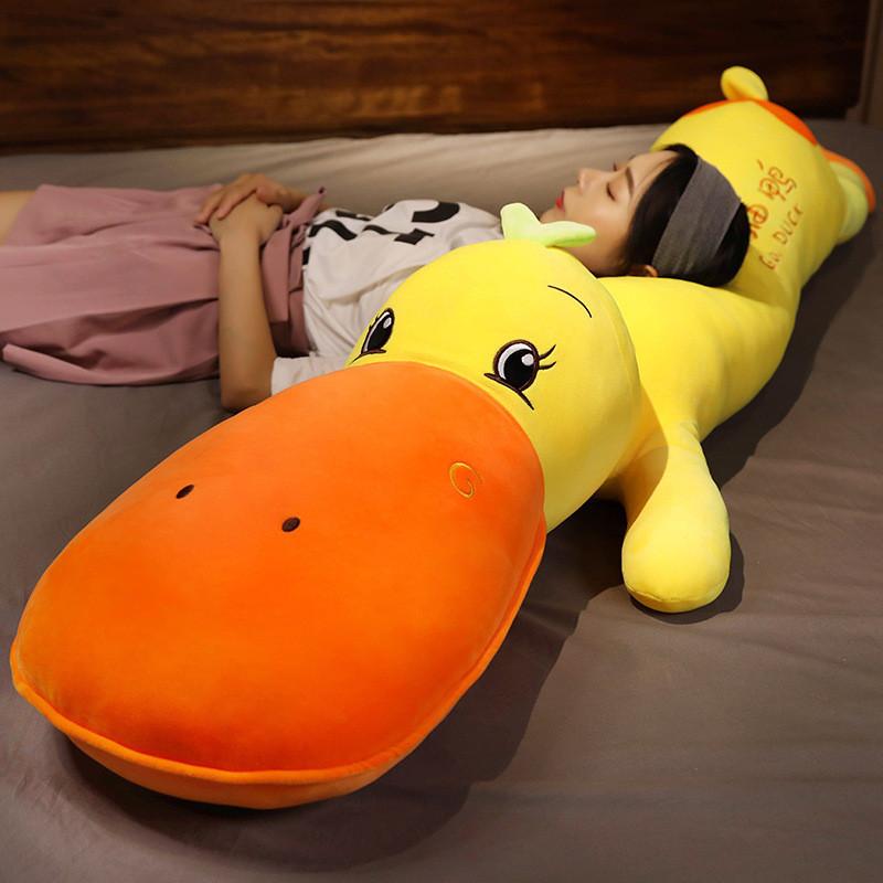 Plushie Toy Duckling Cute Cartoon Doll Girls Sleep Companion Present Birthday