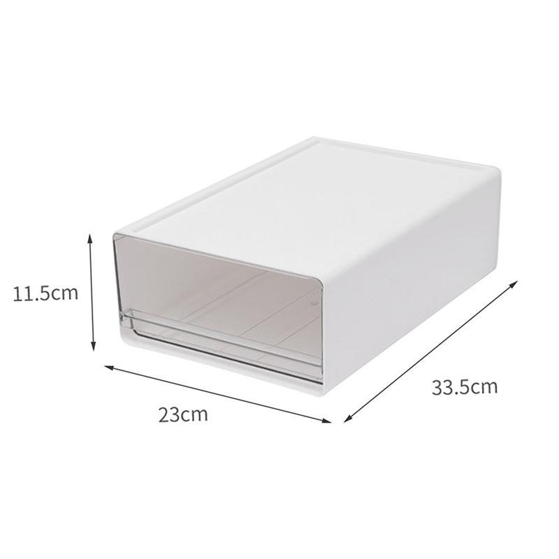 Transparent Desktop Storage Box Drawer Type Office File Storage Box Bedroom Study Stack Combination Portable Storage Cabinet