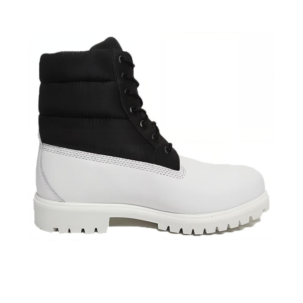 Timberland Breathable Warm Round Toe Lightweight High Top Outdoor Boots Men boots White Black A2BZZ