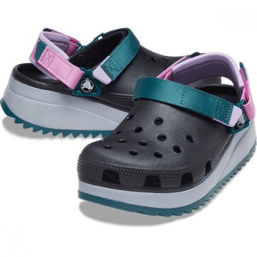 

Crocs Slipper Sandals Tqj 206772 988 Classic Hiker Clog Mlti Blk 265