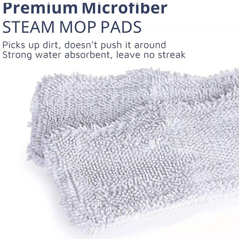 A20F-10PCS Microfiber Steam Mop Replacement Pads For Shark Steam Mop S3101 S3102 S3250 S3251 Washable Reusable Mop Pads
