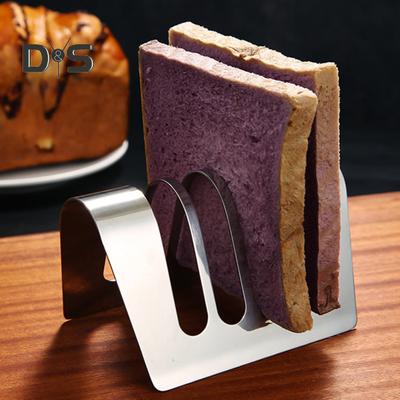 Paslanmaz Çelik Gıda Sınıfı Pas geçirmez Tost Tutucu tost rafı Çoklu Dilim Delikli Somun Standı Gadget Mutfak Aksesuarları