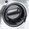 Tankdeckel Tankeinfülldeckel für das neue Custom-Teil mit Carbonfaser-Optik und Metall-Dekor Auto-Außenteil stilvolles Auto-Zubehör Spezifisch für Corolla