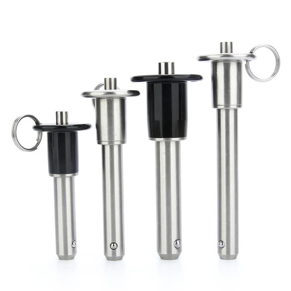 Dia 5mm-20mm Length 10-100mm Ball Lock Pin KST110 Quick Release Pin Lock Pin with Ring Stainless Steel Diameter