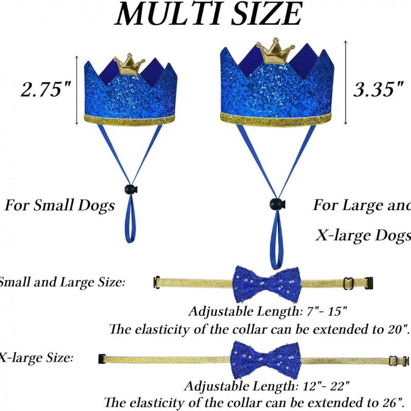 Dog Birthday Party Set With Bandana Collar Hat Banner Bunting Number Decorations Pet Celebration