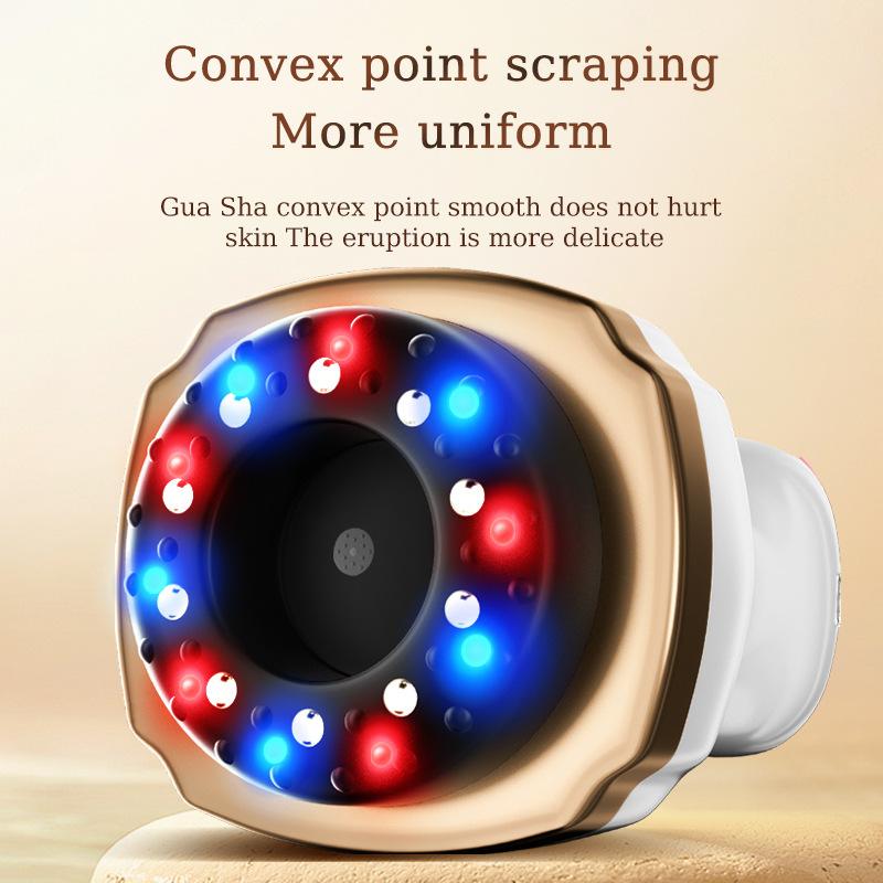 Vacuum Cupping Massage Device 6 Gear Electric Heating Scraping Suction Cups Chinese Anti-cellulite Vacuum Cupping Massage