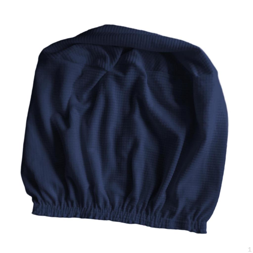 Elastic Bottom Ottoman Cover for Round Storage