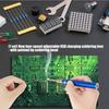 Comfortable Wooden Handle Soldering Iron Featuring Four Gear Temperature Control USB Charging Rapid Heating Lightweight Design