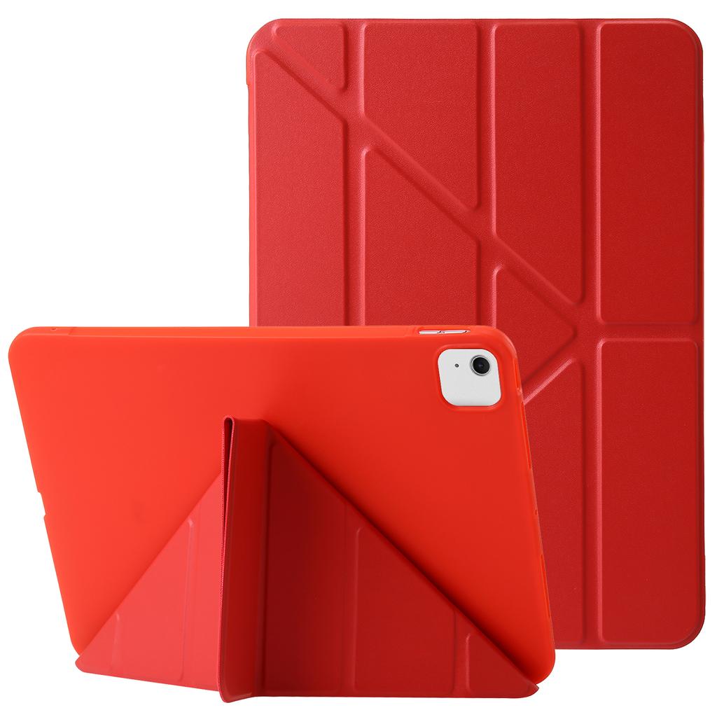 Für iPad Air 13 (2025)/(2024) Hülle Origami Ständer PU-Leder+Silikon Tablet-Hülle mit Auto Sleep/Wake