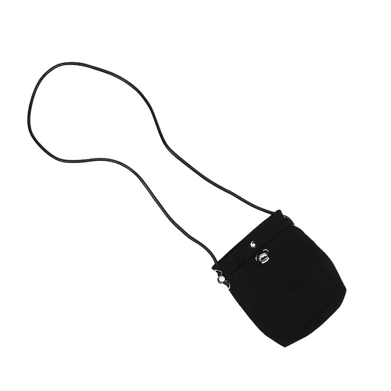 Nylon Crossbody Bag Soft Mini Phone Wallet Multifunctional Square Shoulder Bags Crossbody Purse Drawstring Purse Messenger Bag