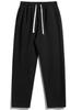 Europäische & Amerikanische Damen Plus Samt Locker Hohe Taille Einfarbig Jogginghose - Herbst/Winter Kollektion 2025