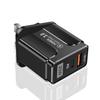 QC3.0+PD 20W Fast Charger: EU/US/UK Plug, High Power Quick Charge