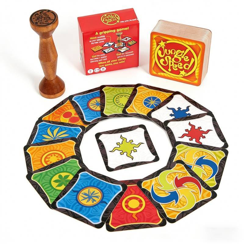 Jungle Speed Reaction Card Game For Quick Matching Fun At Home Parties