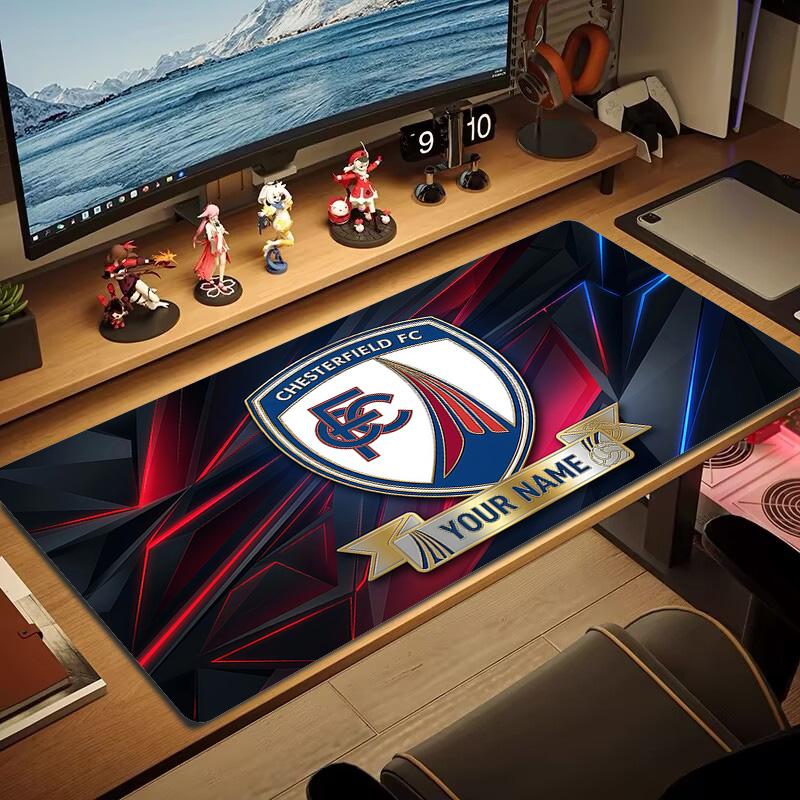 Chesterfield FC Print  Cushion Non-slip Laptop Tablet Big Mousepad XXL Mat Mini PC Playmat With Lock edge