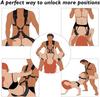 Sex Toys for Couples Self Bandage Restraints Belt  Sets Shoulder Sex Swing Leg Spreader Rope SM Slave Harness Adult Game