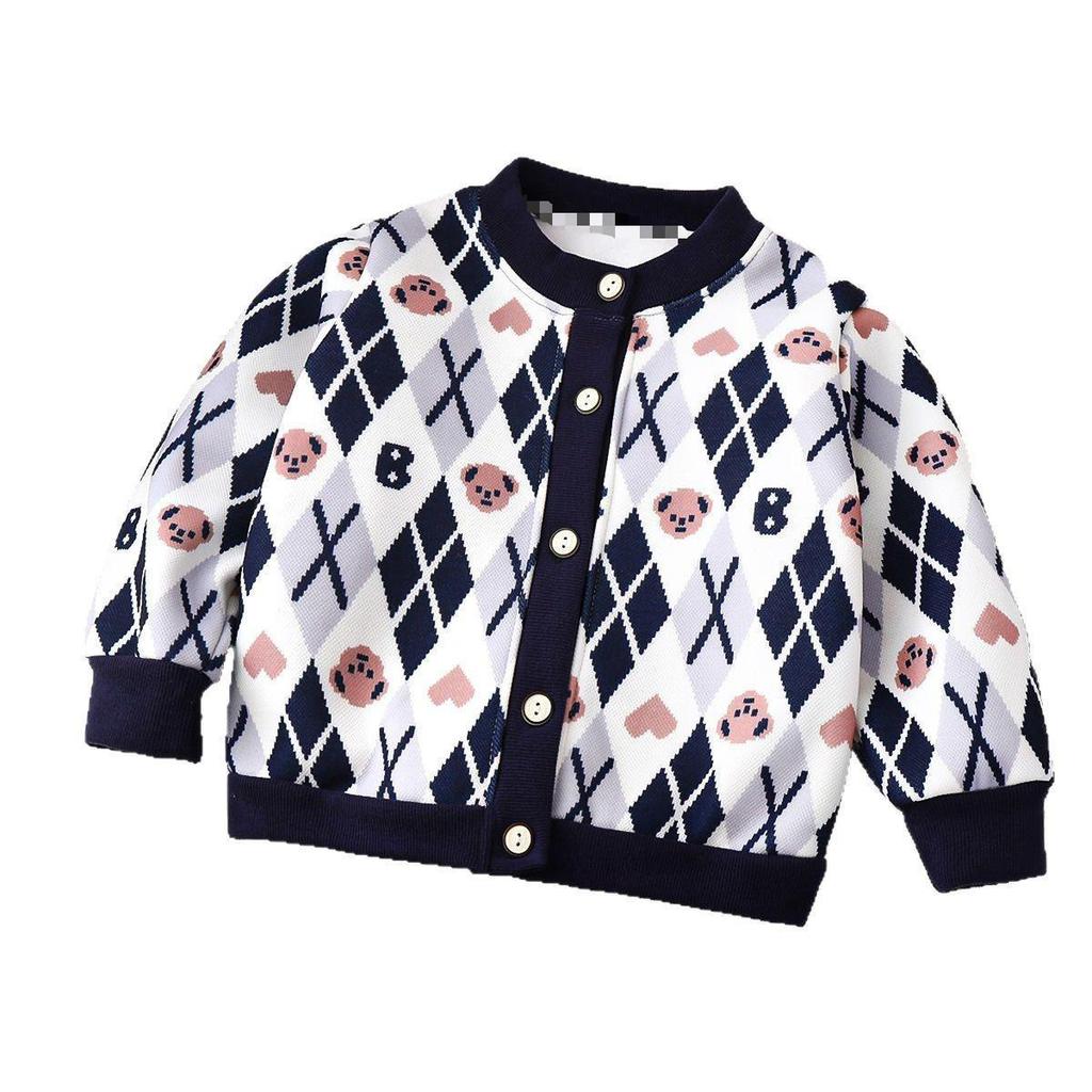 Kinder Fleece-gefütterter Strick-Hoodie - Warmer Herbst-/Winter-Pullover für Jungen & Mädchen