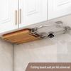 Zhaoran Kitchen Wall-mounted Pot Lid and Cutting Board Holder