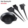 4Pcs/Set DIY Hair Dyeing Kit Salon Hair Dye Tools New Stirring Brush  For Hair Coloring Bleaching