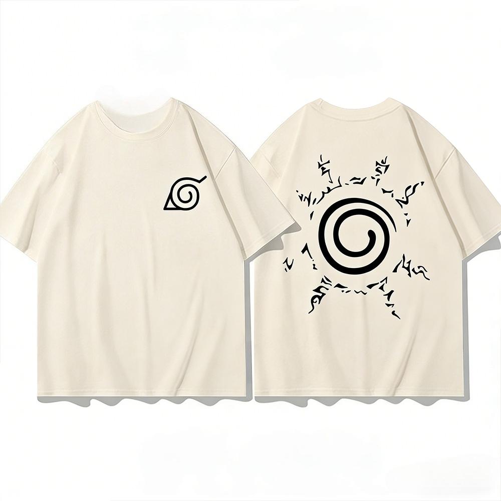 Anime Naruto Print Tops 2026 Summer New T-shirt Unisex Anime Naruto Sports T-shirt