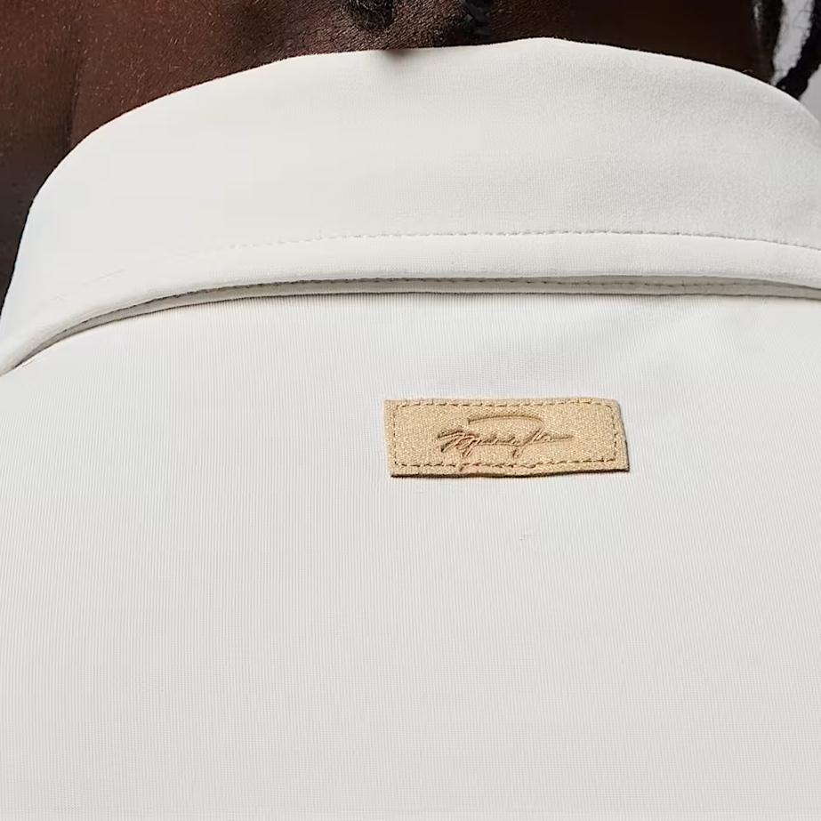 Jordan SS25 Stealth Evaporation Comfortable Versatile Simple Fashion Golf Polo Shirt Short Sleeve Men Tops Phantom-Gray White HQ8479-030