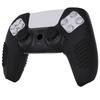 PlayVital Controller PS5 Ergonomico Morbido Silicone Design Diviso per Presa Include Tappi per Stick Analogici per PS5 Compatibile con Dock di Ricarica