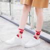 5 Paare Damen Blumen Socken Sommer Spitze Kristall Glasseide Socken Kurz Dünn Transparent Rosen Jacquard Elastische Ultradünne Socken