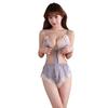 Sexy Lingerie Sexy Lace Ruffle Edge Pajamas Seductive Teasing Pure Desire Cute Suspender Shorts Backless Loungewear