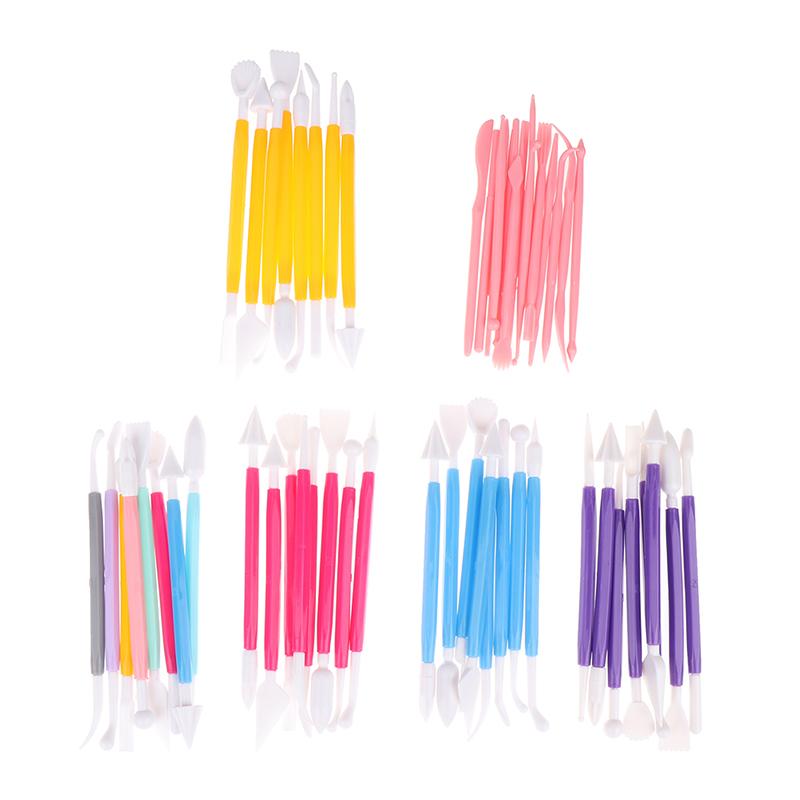 8/14Pcs Plastic Clay Sculpting Set Polyform Sculpey Set Polymer Modeling Clay Tools