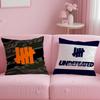U-Undefeated Trend Cushion Cover Comfortable Reversible Pillow Cover Ideal for Car Sofa Bedroom & Beyond