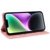 BETOPNICE 003 Do iPhone'a 15 W pełni owinięte etui z PU z blokadą RFID, portfelem i podstawką