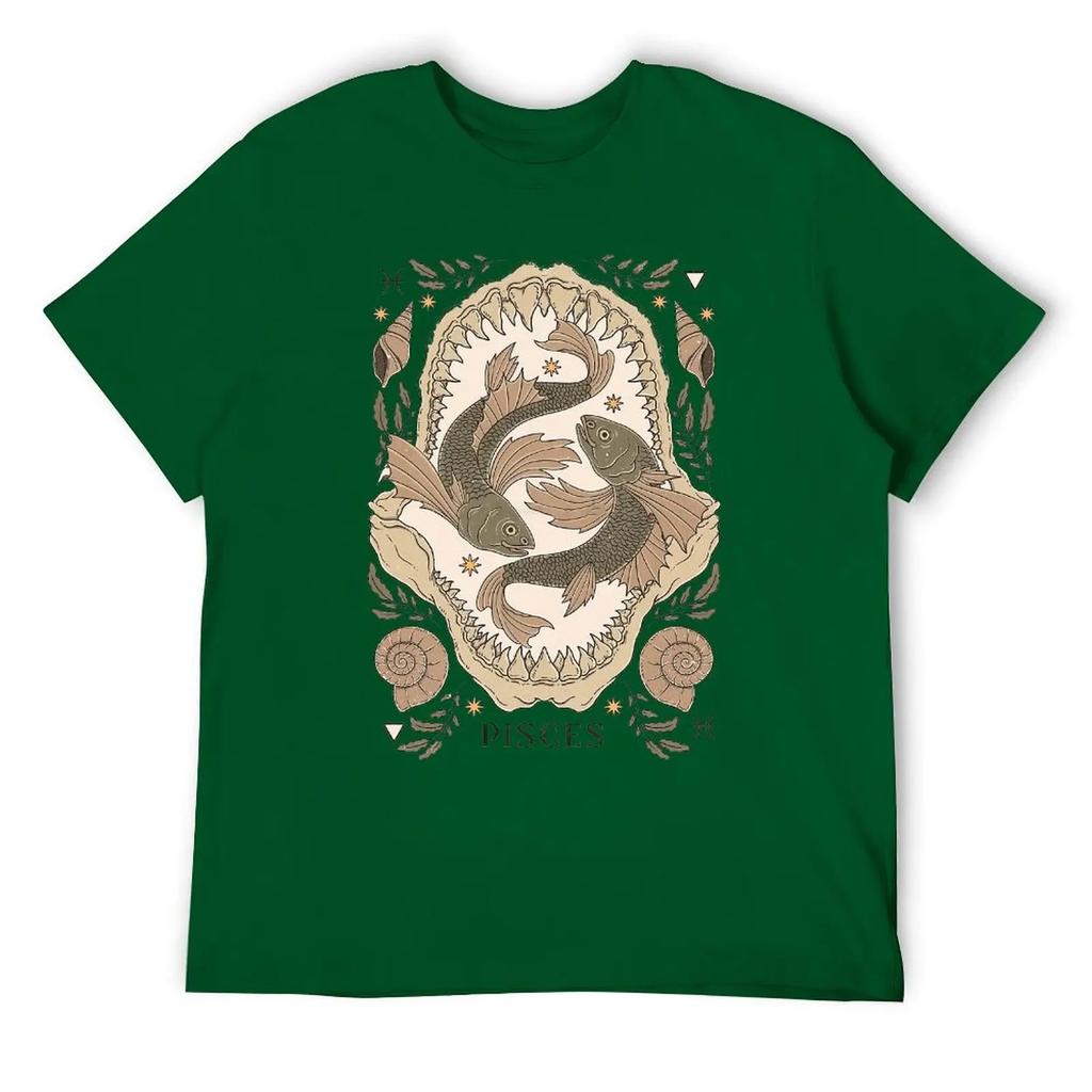 Fresh Pisces Twelve Constellation (12) T-shirt  Move T-shirts Casual Graphic Funny Novelty Leisure USA Size