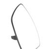 For Maneuvering Black Side Mirror Glass Non Deformation Mirror Glass Rearview Mirror For Replacing Cracked Glass