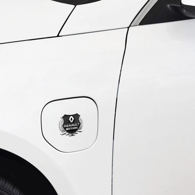 Für Renault 2026 Neue Radkappen Für Renault Megane 2 Duster Logan Captur Clio Laguna Fluence Kadjar 2 Stück 3D Auto Karosserie Kofferraum Aufkleber