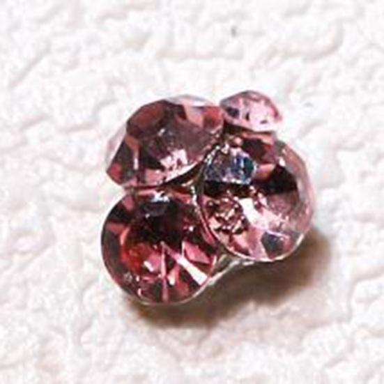 5Pcs Manicure Charm Three-dimensional Manicure Decoration Alloy Stylish DIY Stacked Rhinestone Nail Art Charm Nail Salon Accessories