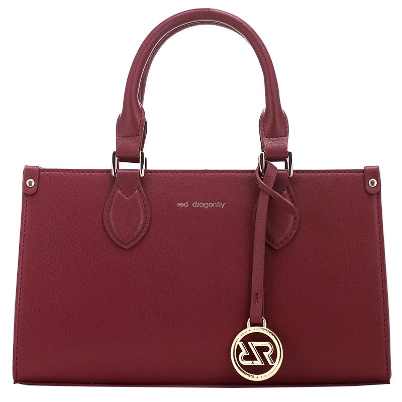 Red Dragonfly Women s Elegant Pillow Shoulder Bag