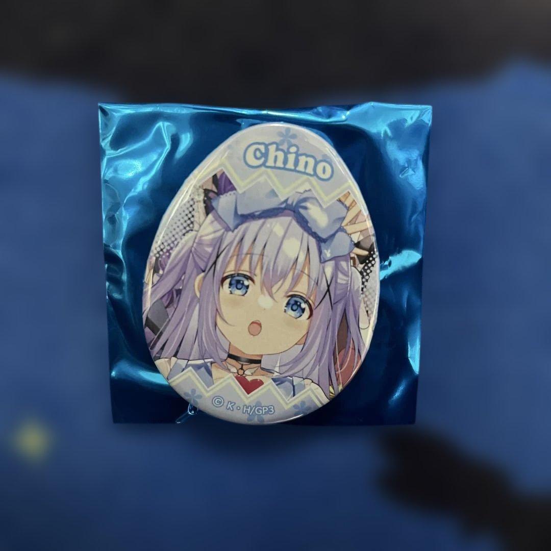 [USED] Is the Order a Rabbit? (Gochiusa) Chino Anishuga Pudding Bonus Can Badge
