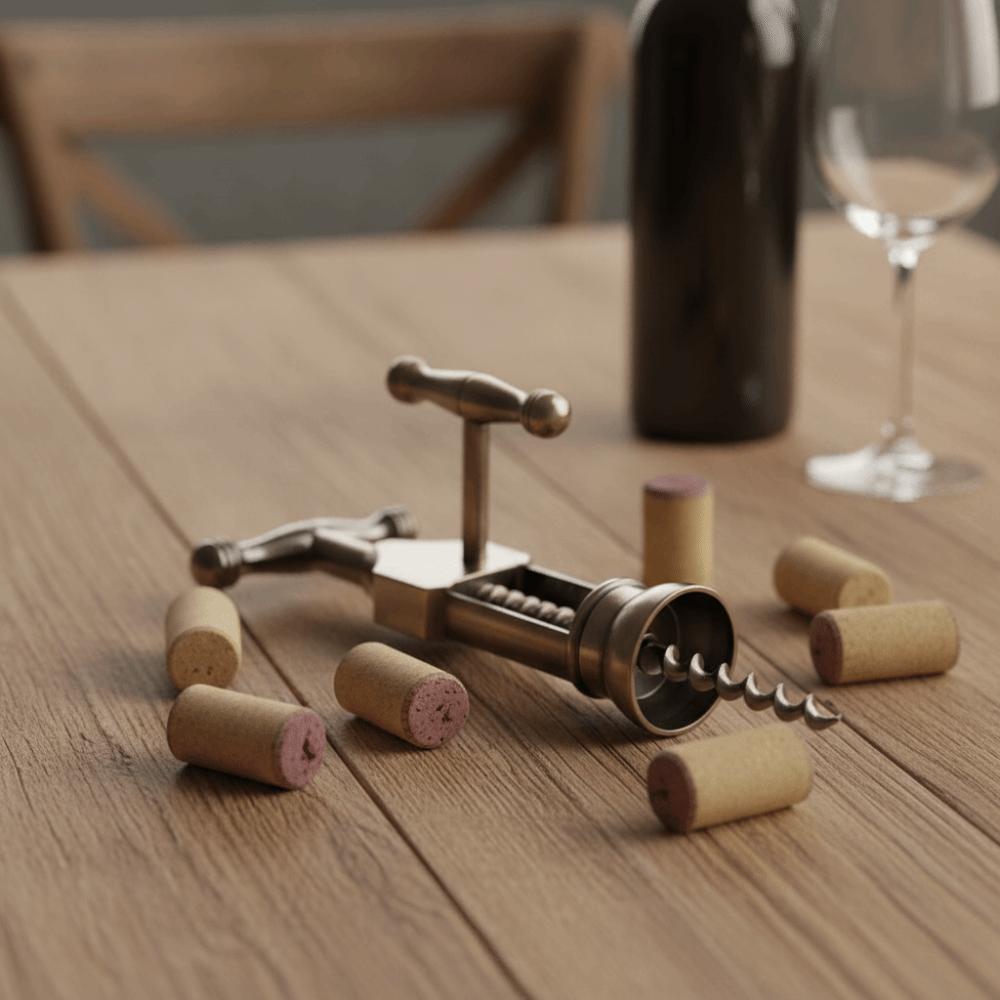 Corrosion-resistant Wine Bottle Opener Vintage Cork Puller Zinc Zinc Zinc Alloy Corkscrew Dining Table