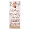 Highland Cow Christmas Rules Plaque