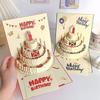 3D Musical Light Greeting Card with Envelope Gift Card Creative Happy Birthday Card