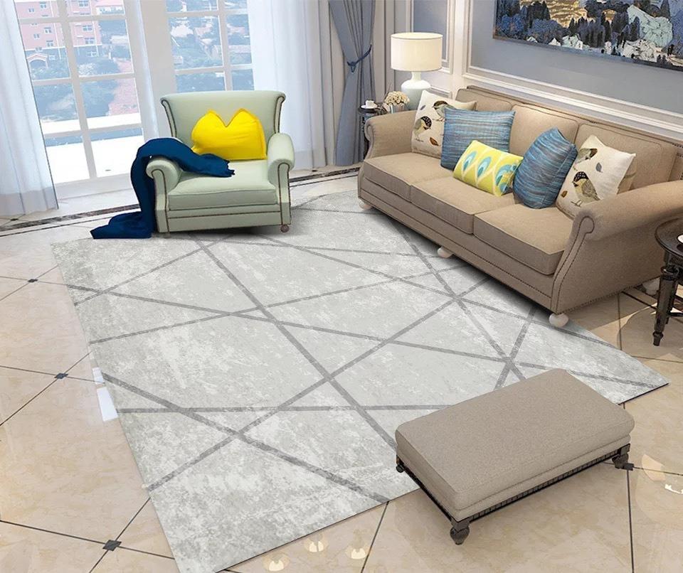 Geometric Abstraction Pattern Carpet Living Room Decoration Hallway Large Size Decor Rugs Bedroom Home Hotel Floor Mat Washable