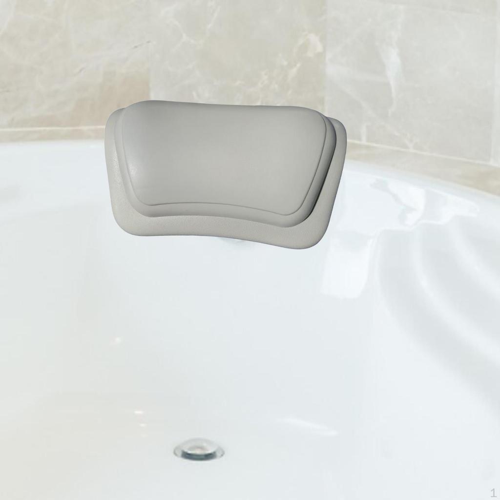 Bathtub Pillow Head Neck Support Multifunction Accessories Gift Compact Headrest Bath for Tub